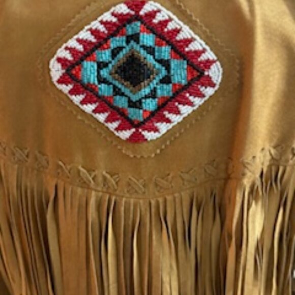 Suede Fringe Western Jacket - Picture 6 of 6